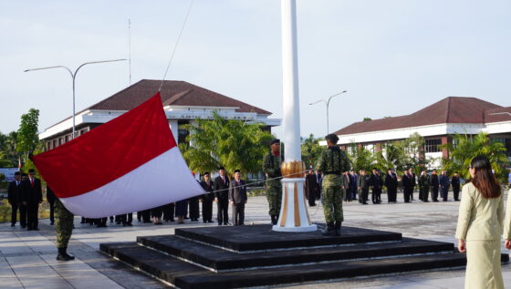 Manado, 17 Agustus 2026 – Upacara memperingati HUT RI ke-81 Di Pengadilan Terpadu Manado