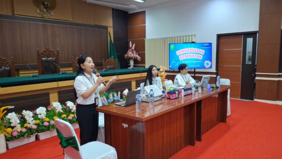 Manado, 14 Agustus 2026 – Pengadilan Tinggi Bekerja Sama Dengan Kimia Farma Melaksanakan Pemeriksaan Gratis Dari Kimia Farma Manado
