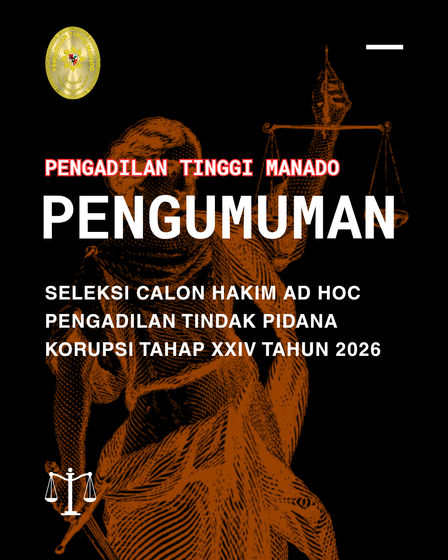 SELEKSI CALON HAKIM AD HOC PENGADILAN TINDAK PIDANA KORUPSI TAHAP XXIV TAHUN 2026