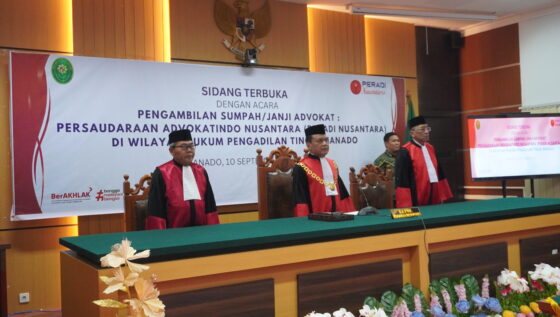 PENGAMBILAN SUMPAH/JANJI ADVOKAT PERADI NUSANTARA